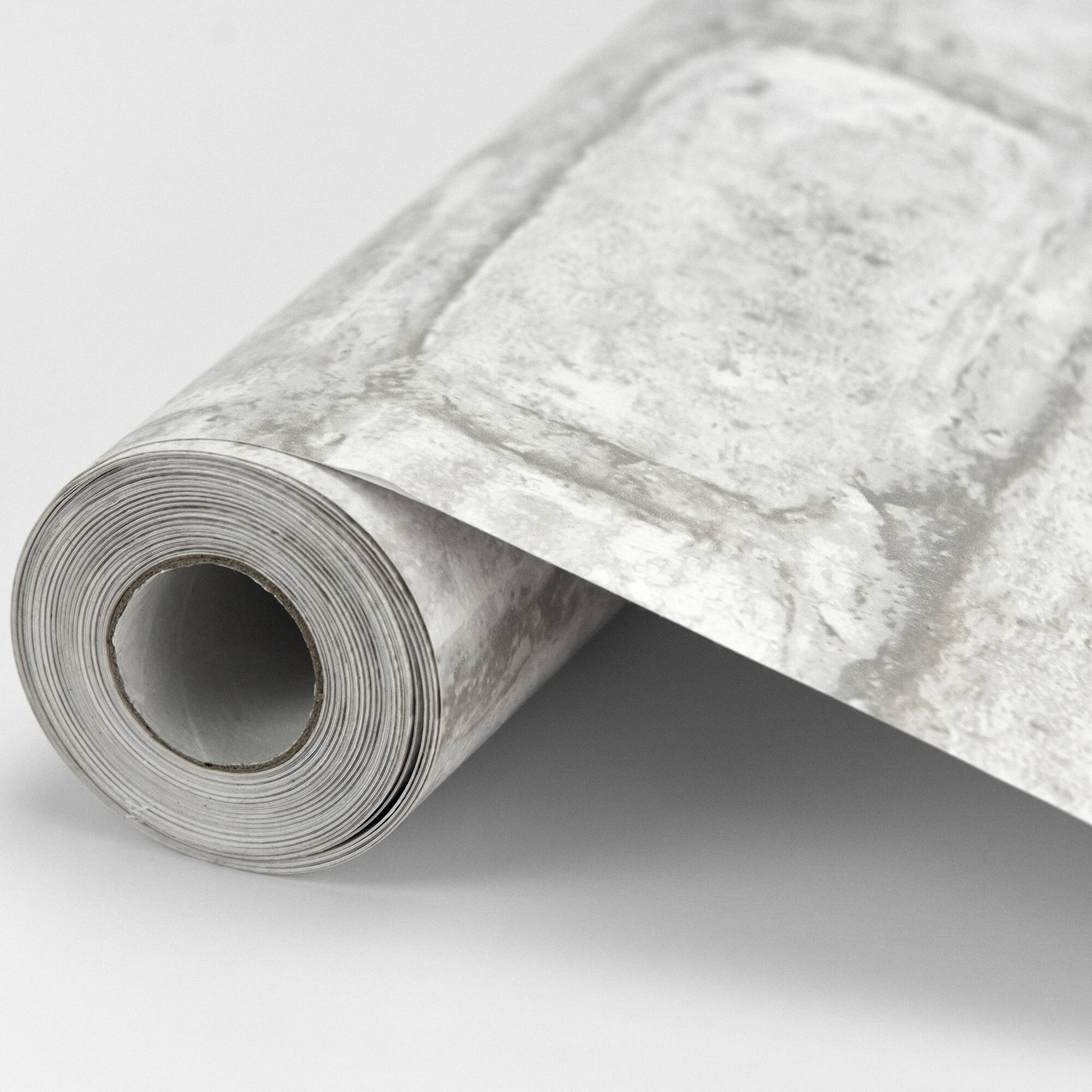 InHome White Denver Brick Peel & Stick Wallpaper